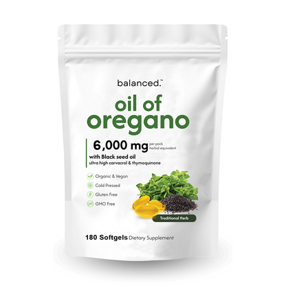Oreganoöl & Schwarzkümmelöl – 180 Weichkapseln